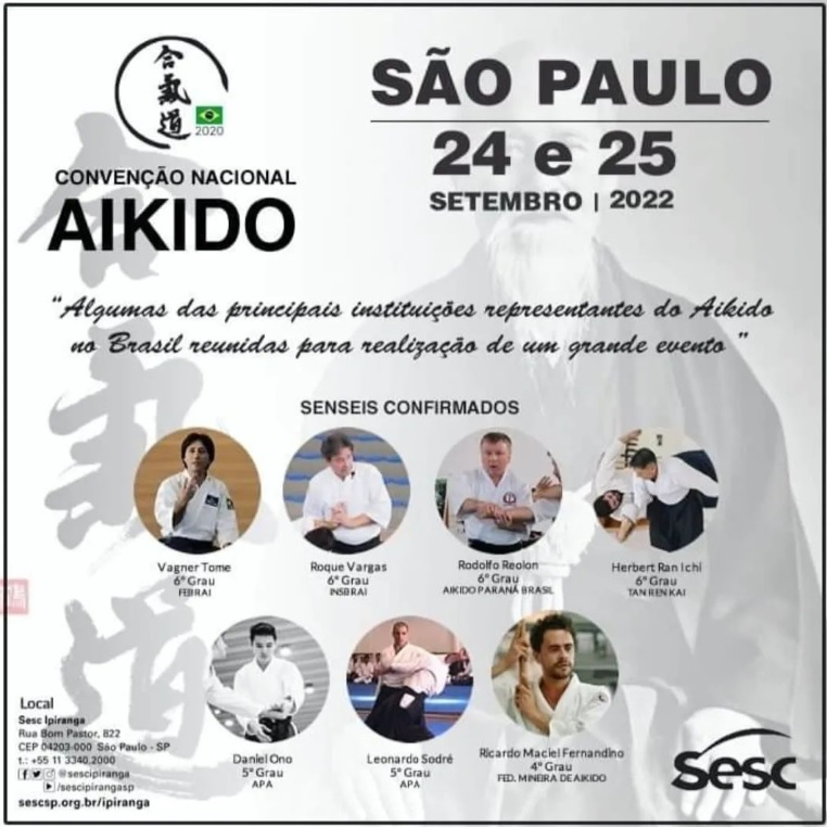 Participamos da 1ª Convenção Nacional de Aikido